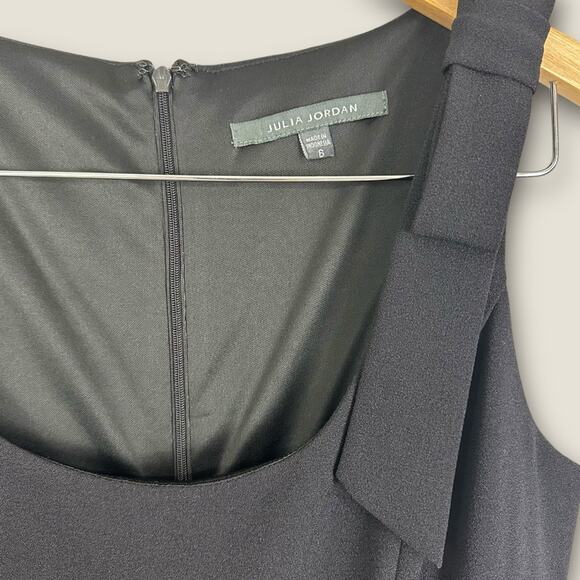 Julia Jordan Sleeveless Classic Wide Leg Jumpsuit Black Size 6 Cocktail Formal - Picture 3 of 14